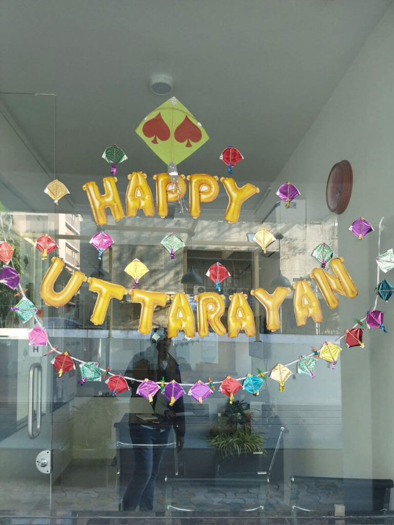 image with text happy uttarayan|FLH