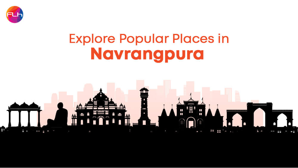Image with text popular places in navrangpura- FLH