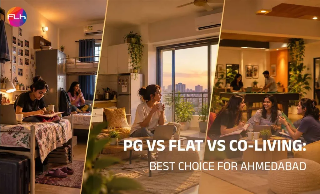 PG vs Flat vs Co-Living in Ahmedabad: Which Is Better for Students and Professionals?